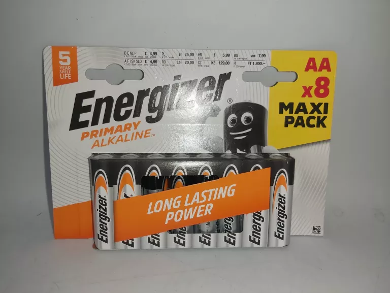 BATERIE ENERGIZER AA 8 SZT PRIMARY ALKALINE!