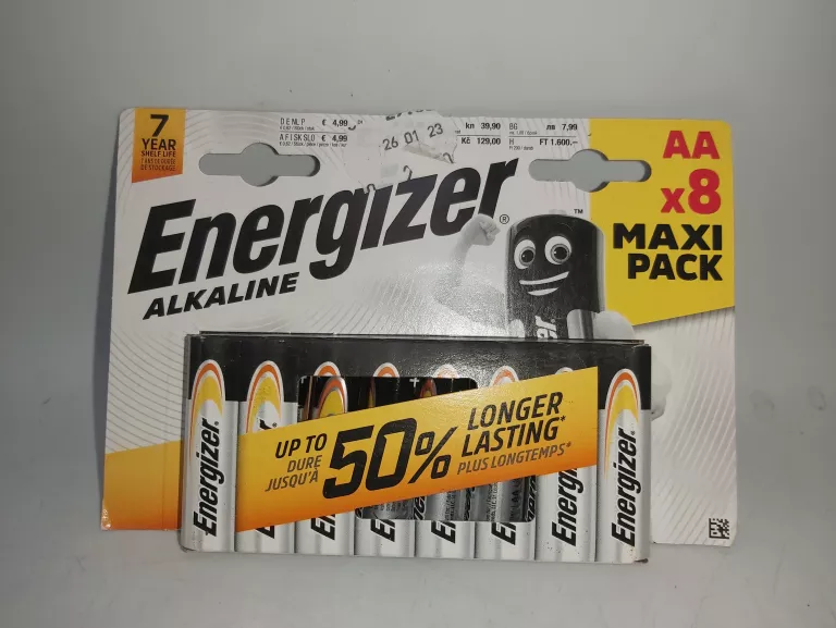 BATERIE ENERGIZER AA 8 SZT ALKALINE