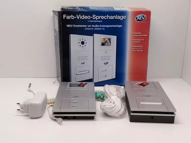 WIDEODOMOFON FARB-VIDEO-SPRECHANLAGE REV