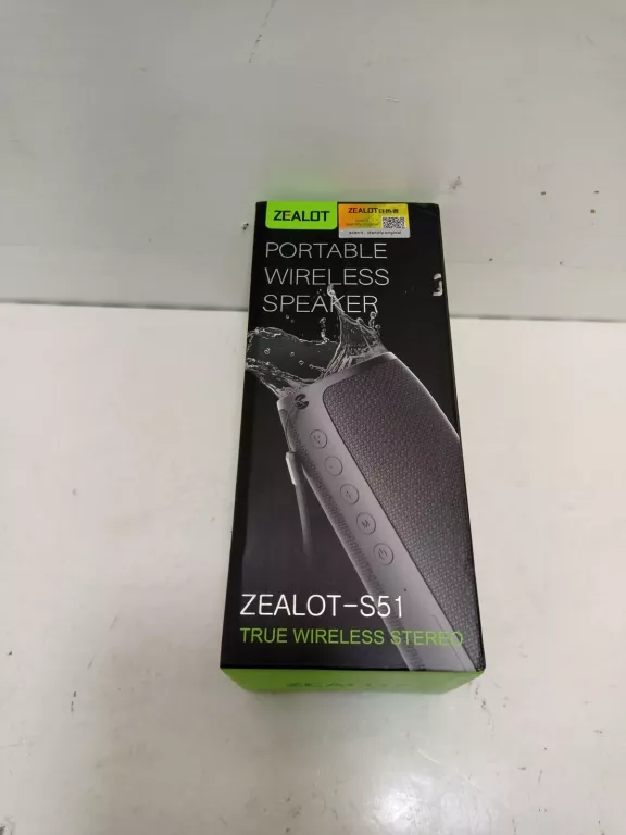 PRZENOŚNY GŁOŚNIK BLUETOOTH ZEALOT S51