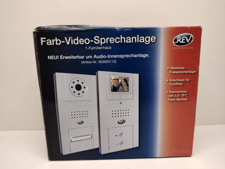 WIDEODOMOFON FARB-VIDEO-SPRECHANLAGE REV