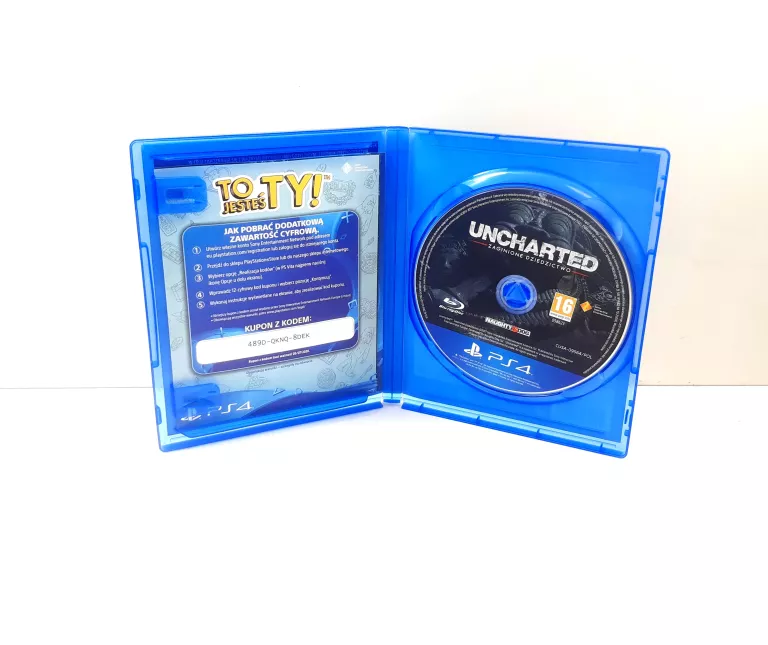 GRA NA PS4 UNCHARTED ZAGINIONE DZIEDZICTWO