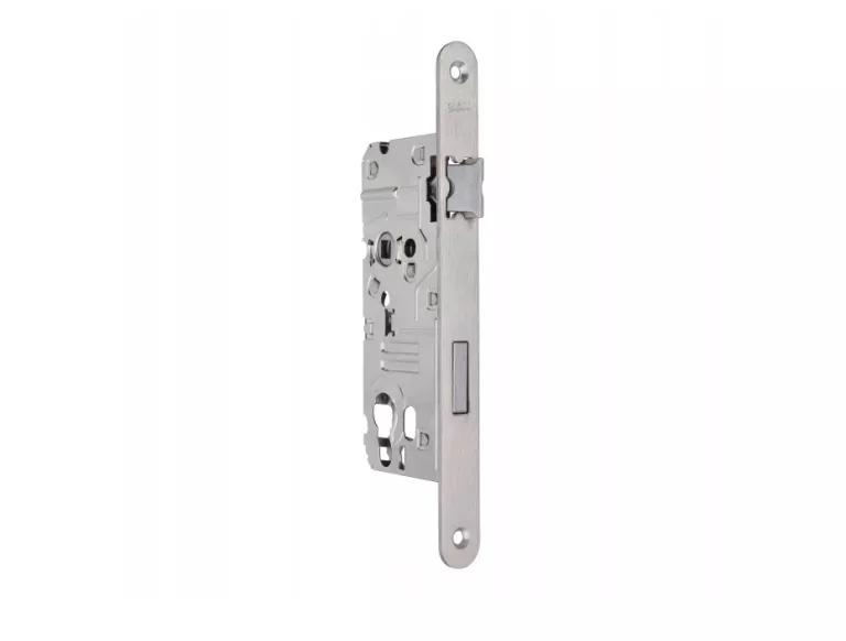 ZAMEK BĘBENKOWY WPUSZCZANY ASSA ABLOY YETI CYNK BIAŁY 72 X 50 MM PRAWY