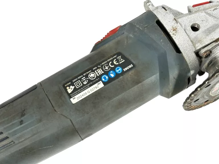 SZLIFIERKA KĄTOWA GRAPHITE 900W 125 X 22.2MM REGULACJA OBROTÓW 59G183