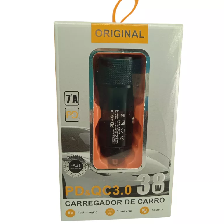 ŁADOWARKA SAMOCHODOWA PD QC3.0 38W