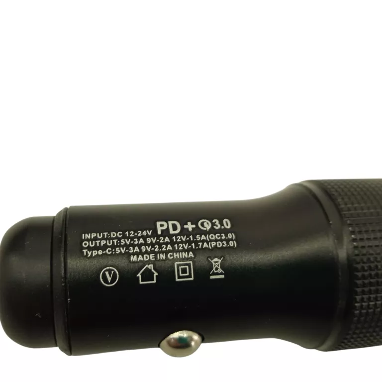 ŁADOWARKA SAMOCHODOWA PD QC3.0 38W