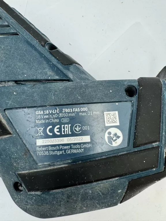PIŁA SZABLASTA BOSCH GSA 18 V-LI C 2022R