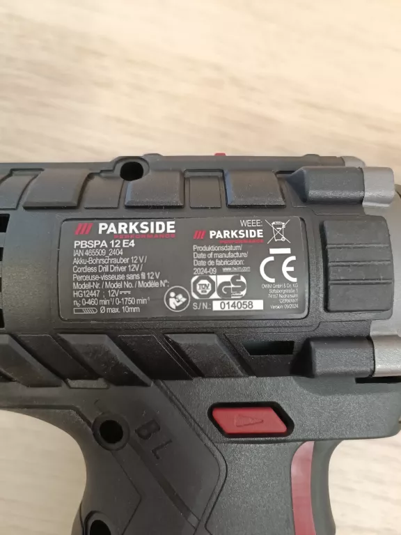 WKRĘTARKA PARKSIDE PBSPA 12 E4 ZESTAW
