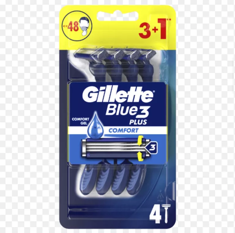 MASZYNKI GILLETTE BLUE 3 PLUS 4SZT