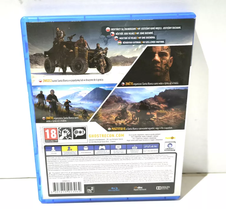 TOM CLANCY'S GHOST RECON WILDLANDS PS4