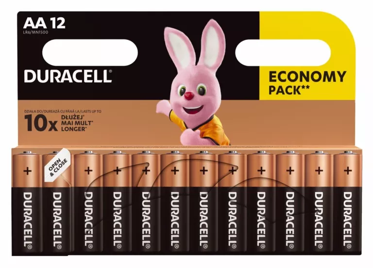 BATERIA ALKALICZNA DURACELL AA (R6) 12 SZT.