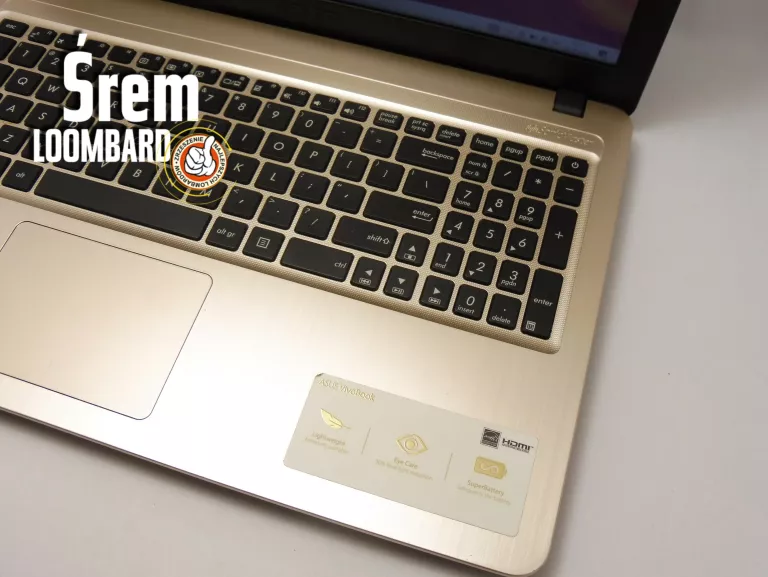 LAPTOP ASUS R540M, CELERON N4000, 4GB/500GB, WIN 10, ŁADOWARKA, TORBA