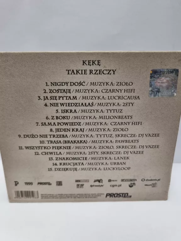 PŁYTY CD KEKĘ TAKIE RZECZY