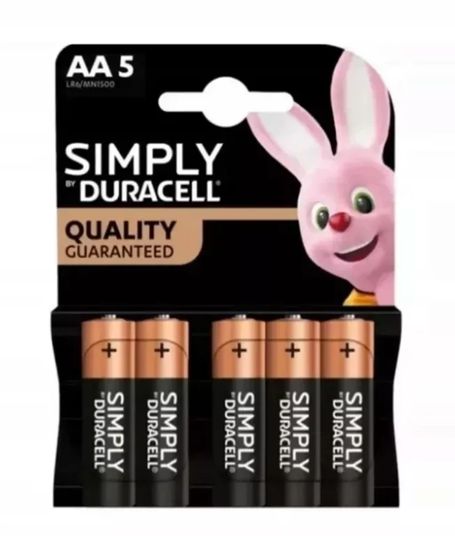 BATERIE DURACELL AA 5 SZT