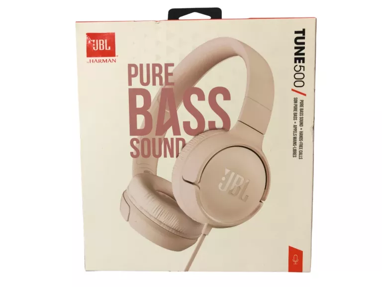 SŁUCHAWKI JBL TUNE500 PUDEŁKO
