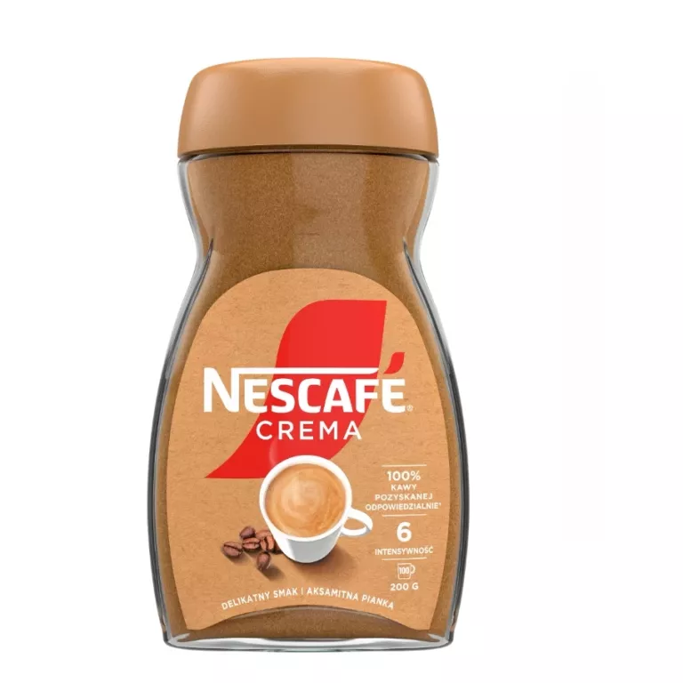 KAWA ROZPUSZCZALNA NESCAFE CREMA 200 G