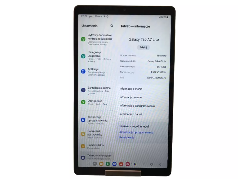 TABLET SAMSUNG GALAXY TAB A7 LITE