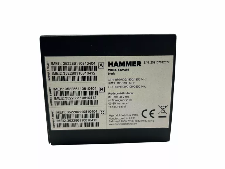TELEFON HAMMER  5 SMART