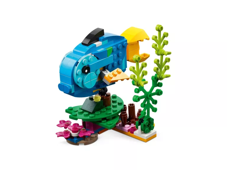 ORYGINALNE KLOCKI LEGO 31136 CREATOR 3W1 - EGZOTYCZNA PAPUGA