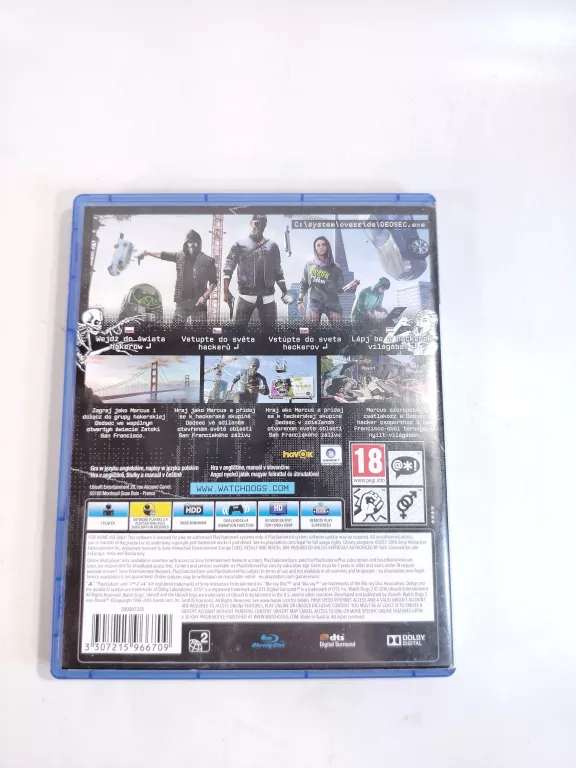 PS4 WATCH DOGS 2 PL