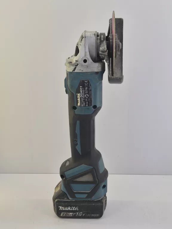 SZLIFIERKA KĄTOWA MAKITA DGA 511 AKUX2 ŁAD