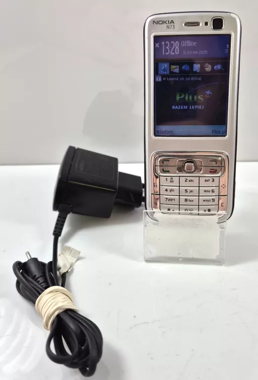 TELEFON NOKIA N73 RM-133 - BEZ SIMLOCKA - POLSKIE MENU - ŁADOWARKA - KARTA