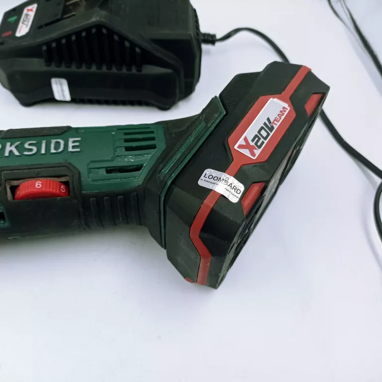 SZLIFIERKA KĄTOWA PARKSIDE PWSA 20LI D4