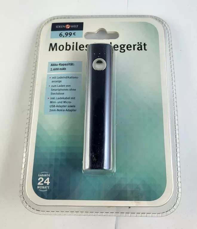 POWERBANK IDEEN WELT 2600 MAH
