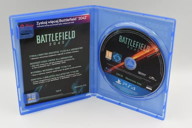 PS4 EA BATTLEFIELD 2042 SONY PLAYSTATION 4 POLSKI DUBBING