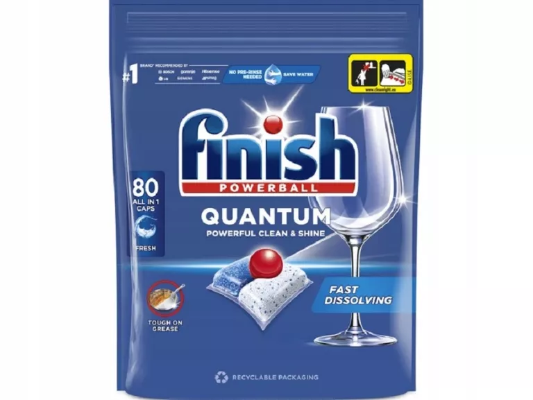 KAPSUŁKI DO ZMYWARKI FINISH POWERBALL QUANTUM ALL IN 1 FRESH - 80 SZT.