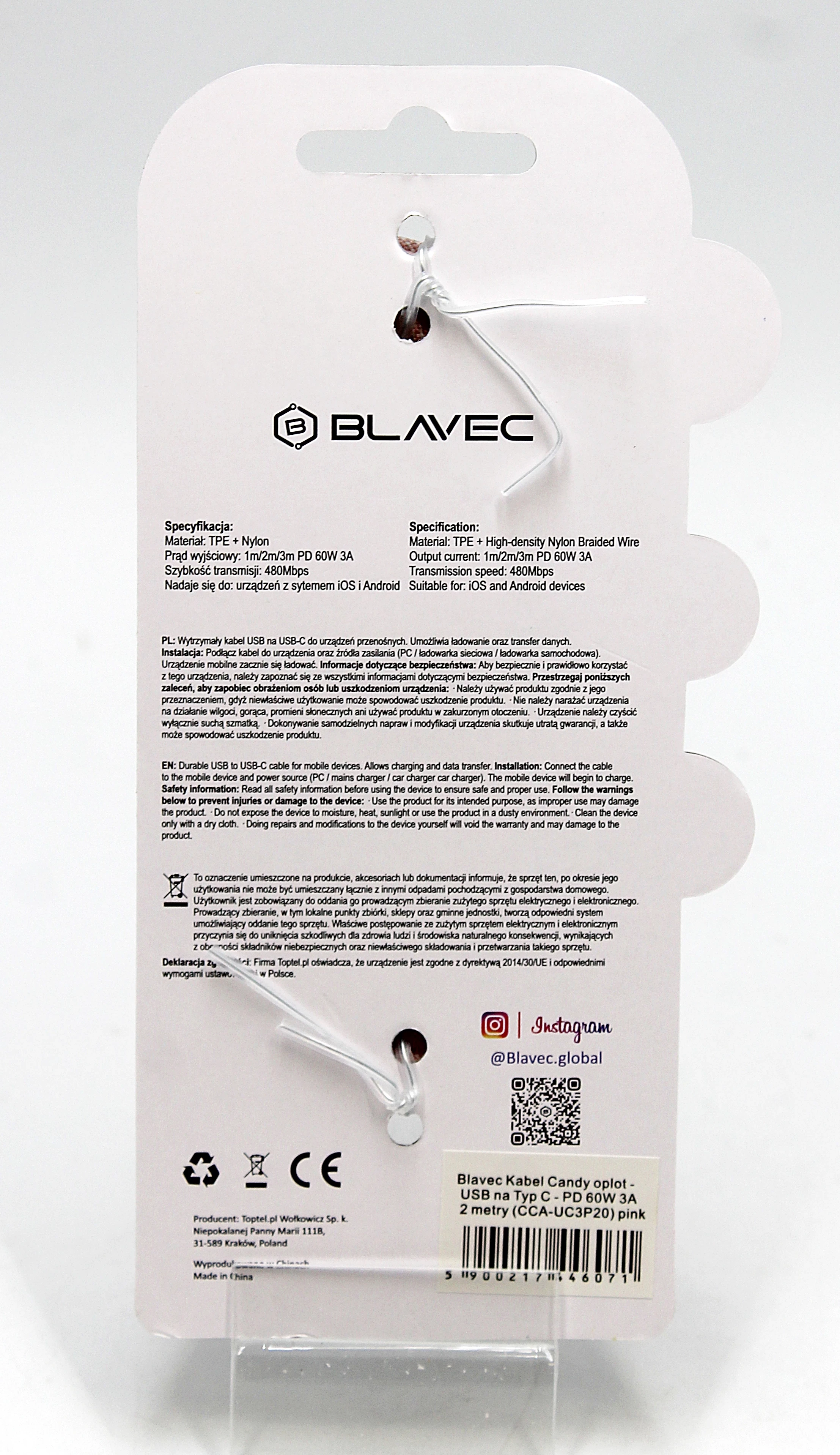 kabel-candy-oplot-usb-typ-c-pd-60w-3a-2-metry-blavec-rozowy-zlacza-207846-260030