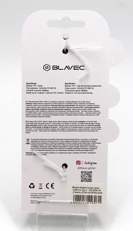 kabel-candy-oplot-usb-typ-c-pd-60w-3a-2-metry-blavec-rozowy-zlacza-207846-260030