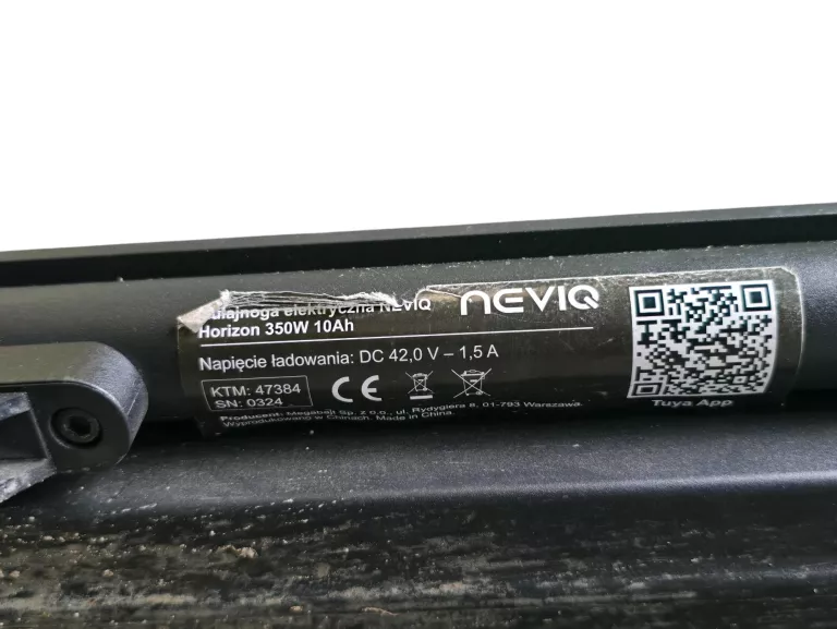 HULAJNOGA ELEKTRYCZNA NEVIQ HORIZON 350 20KM/H 350W DO 120KG