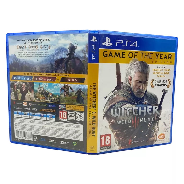 GRA PS4 WIEDŹMIN III DZIKI GON