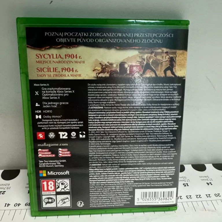 MAFIA THE OLD COUNTRY XBOX SERIES X