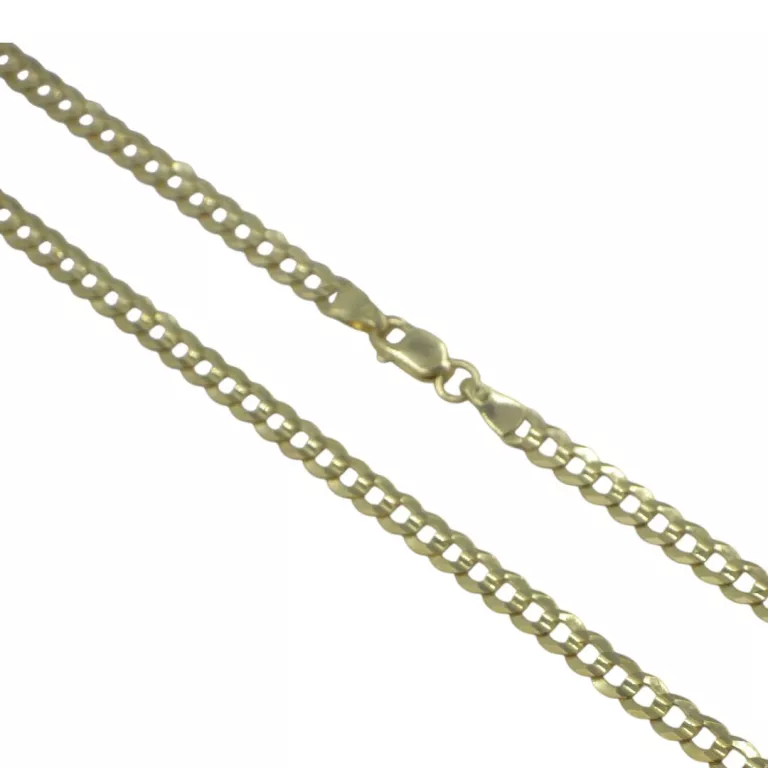 ŁAŃCUSZEK PANCERKA ZŁOTO 585 5,85G 50CM