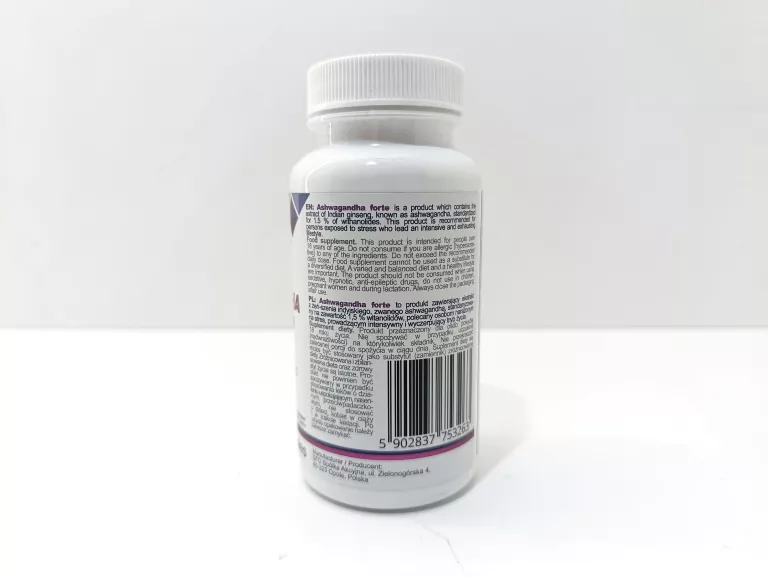 ALLNUTRITION ASHWAGANDHA + WITANOLIDY 10MG 30 KAPSUŁEK
