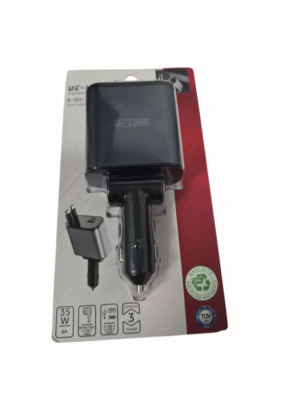 ŁADOWARKA SAMOCHODOWA , USB TYP C RE-LOAD 1 MA