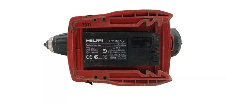 WKRĘTARKA HILTI SFH 22-A 21,6V + AKU 3.3 AH + 5.2 AH + ŁADOWARKA + WALIZKA