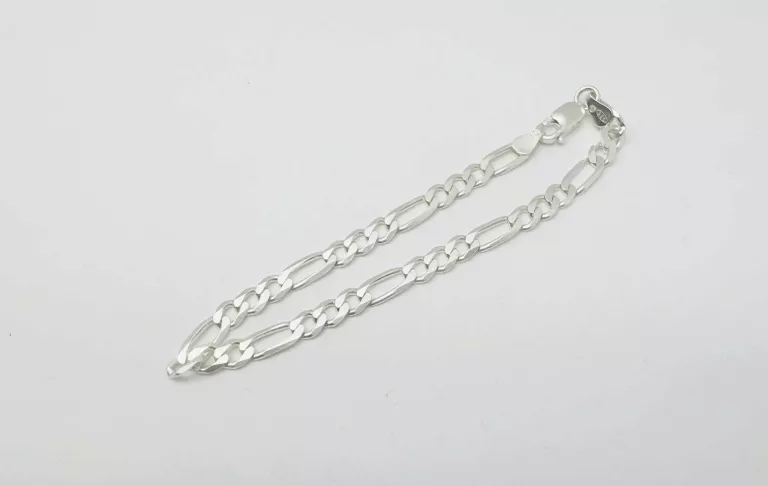 DELIKATNA MĘSKA BRANSOLETKA W.7,46G PR.925 DŁ.22CM