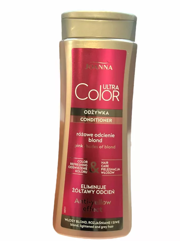 JOANNA ULTRA COLOR ODŻYWKA DO WŁOSÓW RÓŻOWE ODCIENIE BLOND 300G
