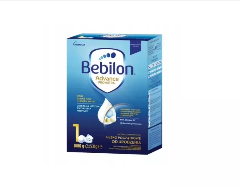 BEBILON ADVANCE PRONUTRA 1, MLEKO POCZĄTKOWE OD URODZENIA, PROSZEK, 1000 G