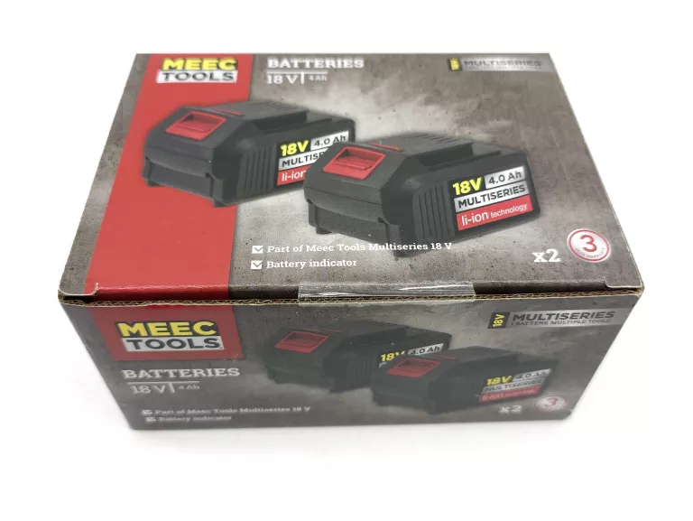AKUMULATORY 2 SZT. MEEC TOOLS 18 V 4,0 AH