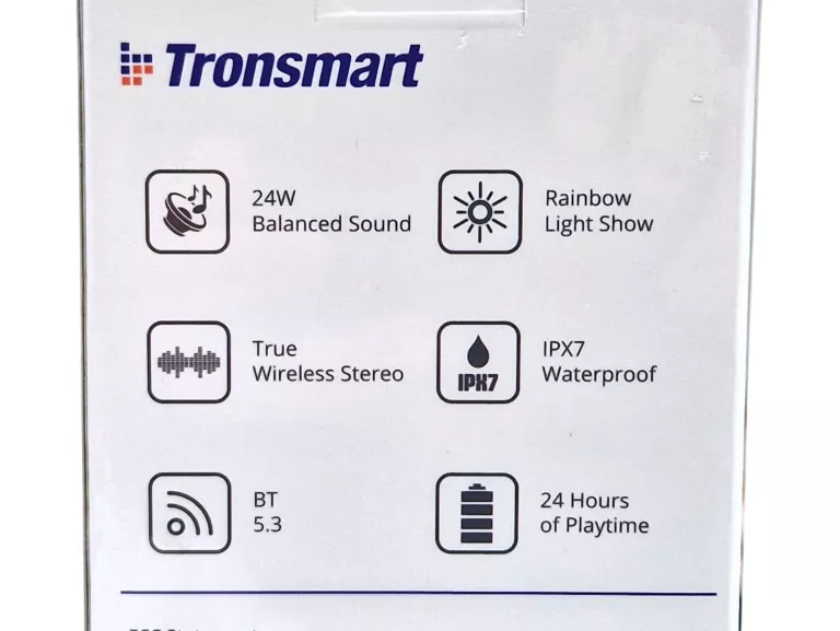 GŁOŚNIK BLUETOOTH PRZENOŚNY BEZPRZEWODOWY TRONSMART MIRTUNE C2 24W CZARNY