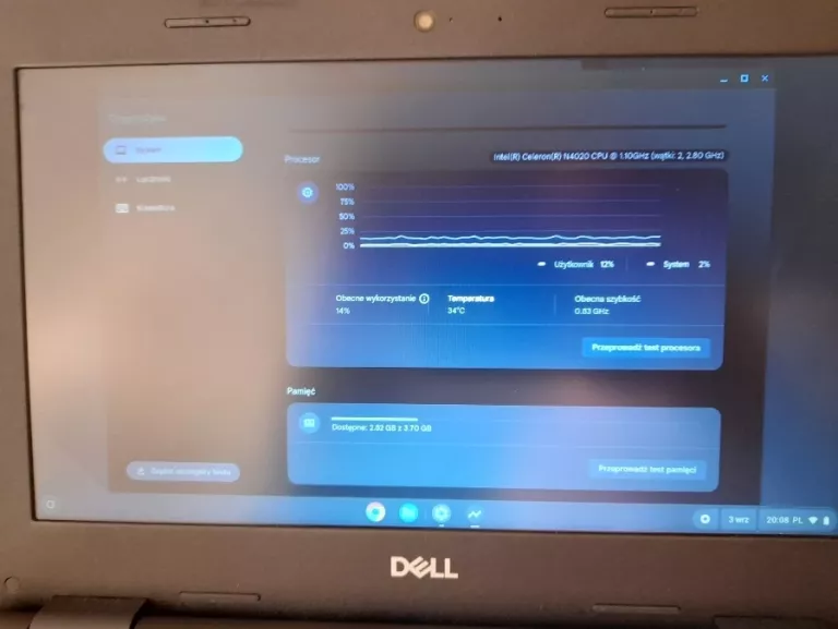 LAPTOP DELL CHROMEBOOK 3100 + ŁADOWARKA