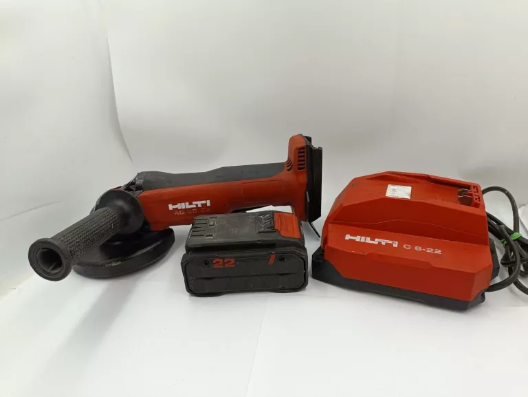 SZLIFIERKA AKUMULATOROWA HILTI AG 5D-22 + AKUMULATOR + ŁADOWARKA