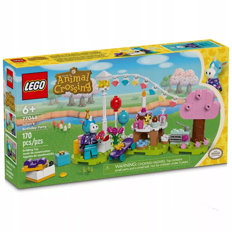 LEGO ANIMAL CROSSING PRZYJĘCIE URODZINOWE JULIANA 77046 USZKODZONY KARTON