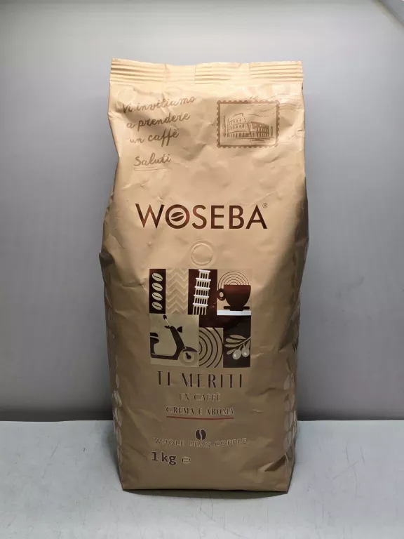 KAWA ZIARNISTA WOSEBA TI MERITI UN CAFFE CREMA E AROMA 1 KG