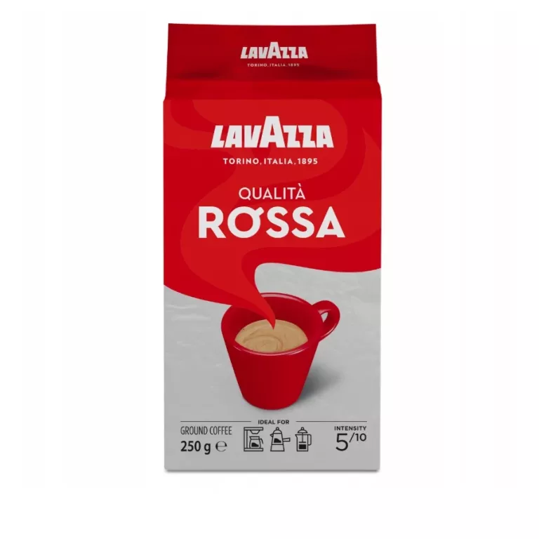 LAVAZZA QUALITA ROSSA KAWA MIELONA ŚREDNIO PALONA 250G