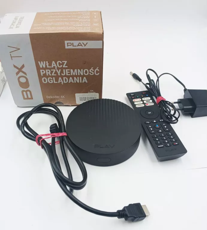 DEKODER PLAY BOX TV 4K HDR ANDROID TV SMART